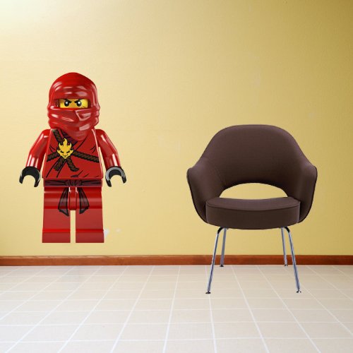 Lego Ninjago Ninja Go Kai Mini Figure Vinyl Wall Decal Sticker Mural