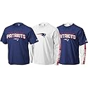 New England Patriots Navy/White Gameday 3 in 1 Tee Combo