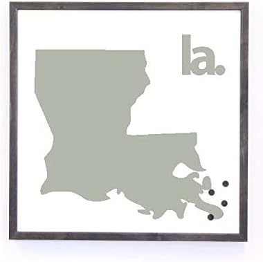 Petal Lane Magnetic 16x16 Board Gold Louisiana