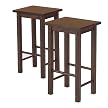 Bistro Barstool Set of 2 - Espresso