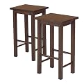 Bistro Barstool Set of 2 - Espresso