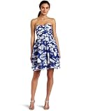 Jessica Simpson Women’s Strapless Printed Dress