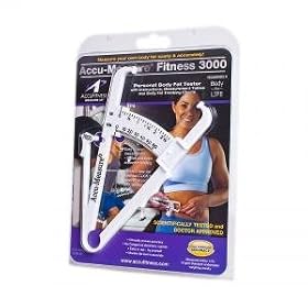 Accumeasure Fitness 3000 Body Fat Caliper (Just pinch, click and read)