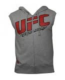 UFC Keyline Sleeveless Hoody Grey