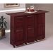 Swing-Open Bar with Cherry Finish