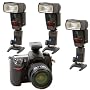Funk-Blitzausl�ser 30m - mit drei Empf�ngern f�r f&hellip von Delamax