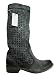 $250 Diesel PRAIRIE Womens Leather BOOTS Grey Shoes 7