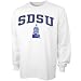 Search : South Dakota State Jackrabbits White Bare Essentials Long Sleeve T-shirt