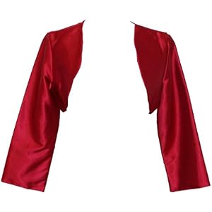 Satin Bolero Jacket Cover-Up Formal Prom Bridesmaid