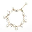 Pearl and Rock Crystal Bracelet by Mounir||RF10F