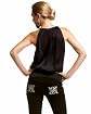 Embroidered Wrap Bodice Halter Top Product Image