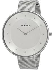 Skagen Womens SKW2140 Klassik Analog Display Analog Quartz Silver Watch
