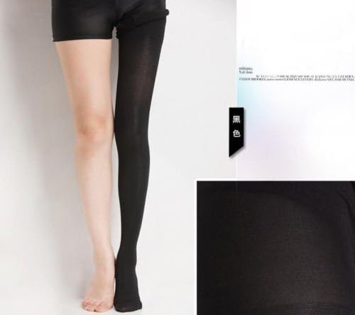 Podaja Women's Sexy Pressure Thin Body Tights Stockings (S, black)