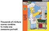 BV Leisure - Photomosaics The Simpsons Kiss The Chef 1000 Piece Jigsaw Puzzle