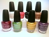 L.A. Colors Color Craze Lively 8 PC Set with Cherimoya Nail Polish Remover Pads