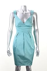 Petite Acetate Pleated Sleeveless  Dress