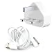 Premium Quality Iphone 4s Usb Mains Charger Adapter + Usb Da