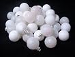 18ct Winter White Shatterproof 4-Finish Christmas Ball Ornaments 1.25" (30mm)