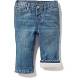 オールドネイビー OLD NAVY/ マイクロパフォーマンスフリースラインドジーンズ デニム ボトムスデニム 3～6ヶ月【並行輸入】