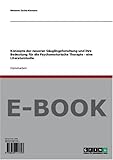 Konzepte der neueren Saeuglingsforschung und ihre Bedeutung fuer die Psychomotorische Therapie - eine Literaturstudie