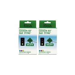 Remanufactured Combo 2-Pak for Dell: 2 Color Cartridges - by Abacus24-7