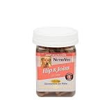 Nutri-Vet Glucosamine Peanut Butter Bone and Joint Biscuits for Small Dogs, 8 Ounce