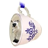 Siamese Cat Collectible Teacup with Display Stand