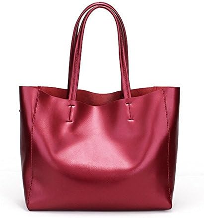 BagVenus Elegent Leather Handle Satchel Shopper Designer Two-In-One Shoulder Handbags(C5)