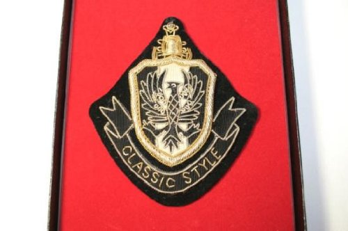 金モールエンブレムE-718(ピンなし)