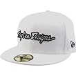 Troy Lee Designs Classic Signature Men's Fitted Casual Wear Hat - White