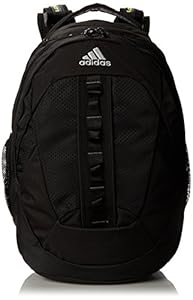 adidas Ridgemont Backpack, Black, 19x14x14-Inch