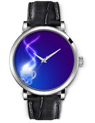 SPRAWL Aanalog Fashion Series Silver Ladies Watches of Genuine Black Leather Strap,Unique Wrist Watch for Women Girls Designed with Hot coffee