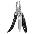 Leatherman L831124 Freestyle CX, Edelstahl mit Wolfram-DLC-Beschichtung, Griff mit Carboneinlage, Klinge aus 154CM Edelstahl