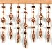 Designer Beaded and Wood Fringe 4 1/2in 1 Yard