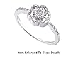 Stunning 10k. Solid Gold Genuine Diamond Promise Ring
