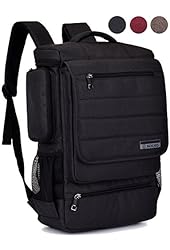 Laptop Backpack ,BRINCH(TM) Multifunctional Unisex Luggage & Travel Bags Knapsack,rucksack Backpack Hiking Bags Students School Shoulder Backpacks Fits Up to 17 Inch Laptop Macbook Computer,Black