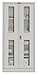 800 Series 2 Door Storage Cabinet Color: Platinum Antimicrobial