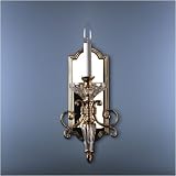 WATERFORD CRYSTAL CARINA SCONCE SINGLE ARM BRASS