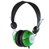 Professional Ovleng Senyen SY-T9009MV Hi-Fi Stereo Headphone, With Built-In Microphone - Black/Green