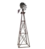 UPC 843835000049 product image for Outdoor Water Solutions Large Bronze Powder Coated Backyard Windmill | upcitemdb.com