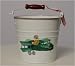 Baby : Vintage-style White Airplane Baby Bucket