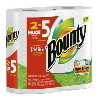 Bounty Paper Towels Huge Rolls (24 Count (Huge Fits Roll Holder)) On Sale