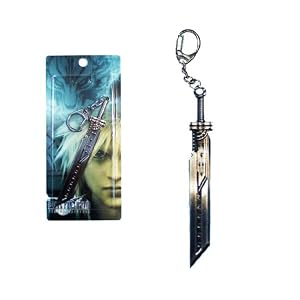 Final Fantasy Keychains VII red handle 4 inch