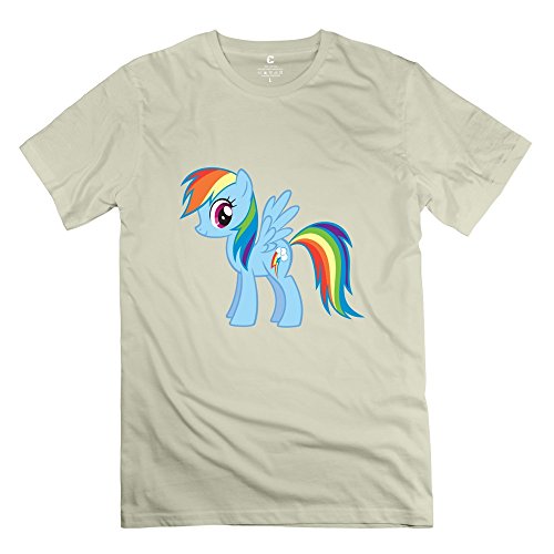 boy action figure amazon noisy Pony Dash shirts Men's S Rainbow Custom T Natural