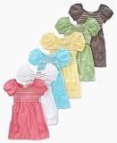 Beautees Girls Smocked Babydoll Top
