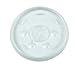 Dart 12SL Translucent Straw Slotted Plastic Lid for 12J12 Foam Cups 100-Pack (Case of 10)