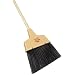 Zephyr 34090 "Stiff" Big-Qik Plastic Wide Angle Broom with Metal Handle, 13" Head Width, 56" Overall Length, Tan (Case of 6)