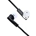 PWOW S500 In-Ear Earphones Headphones with Mic Stereo Earbuds Noodle Wired Earphones with Microphone & Volume Control Universal 3.5mm for iPhone/ Samsung/ Computer Black