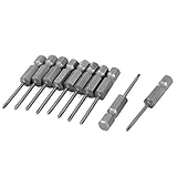 uxcell プラスドライバービット　PH0　磁気　S2S2工具鋼　プラス　10個　 2mm