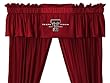 NCAA Texas Tech Red Raiders - 5pc Jersey Drapes Curtains and Valance Set